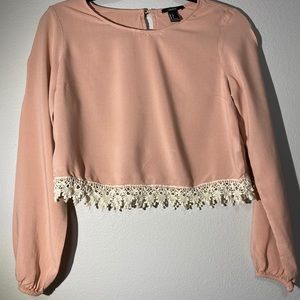Forever21 blush pink top